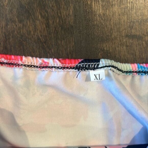 New Strapless Floral Bohemian Maxi Dress with Pockets - Picture 11 of 13